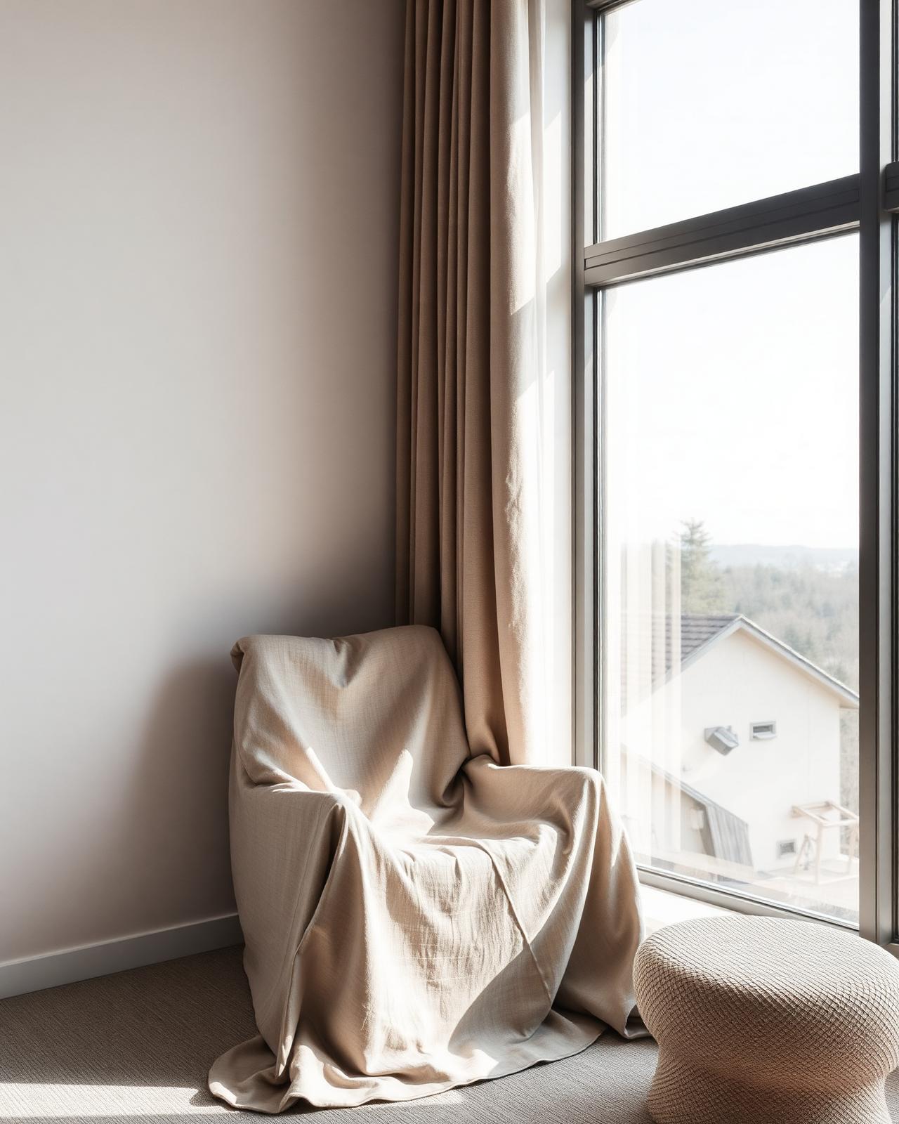 A quiet, light-filled private interior